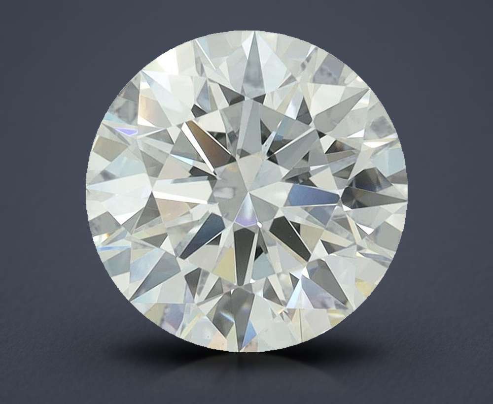 3.02ct E VS2 Rare Carat Ideal Cut Round Lab Grown Diamond