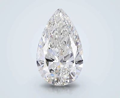 12.06ct F VVS2 Rare Carat Ideal Cut Pear Lab Grown Diamond