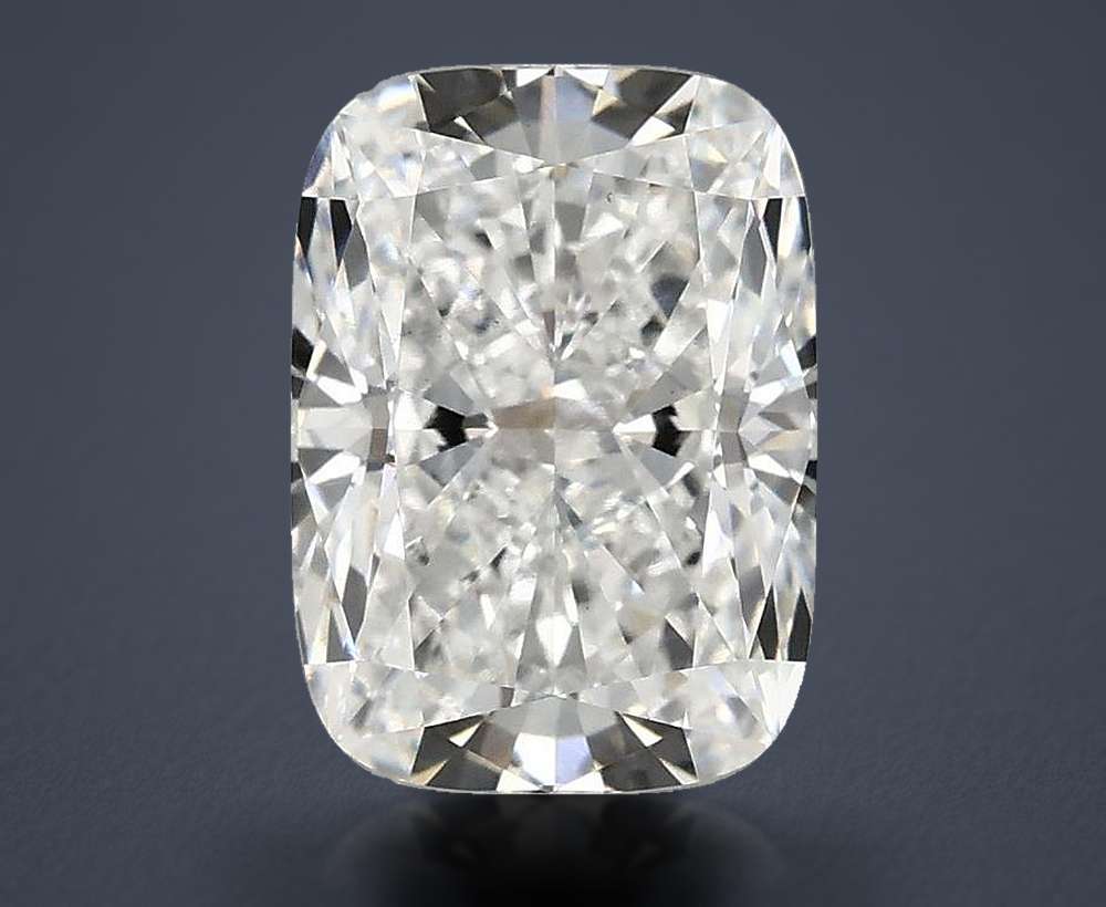 3.10ct E VS1 Rare Carat Ideal Cut Cushion Lab Grown Diamond