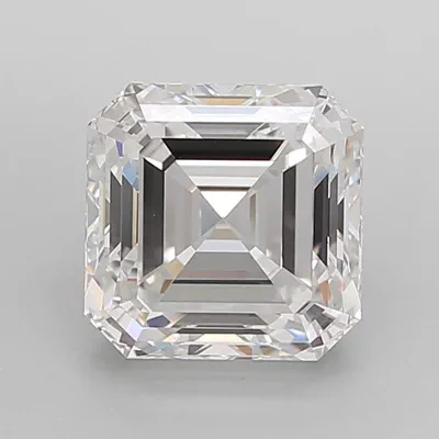 4.50ct D VVS1 Rare Carat Ideal Cut Asscher Lab Grown Diamond