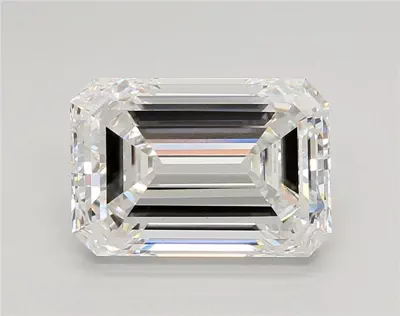5.52ct E VS1 Excellent Cut Emerald Lab Grown Diamond