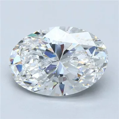 7.01ct F SI1 Very Good Cut Oval Diamond