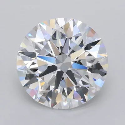 2.19ct D FL Rare Carat Ideal Cut Round Lab Grown Diamond