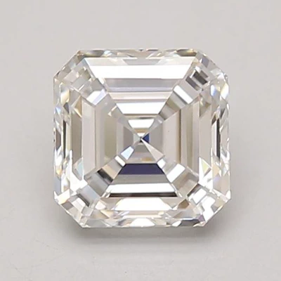 1.58ct E VVS2 Excellent Cut Asscher Lab Grown Diamond