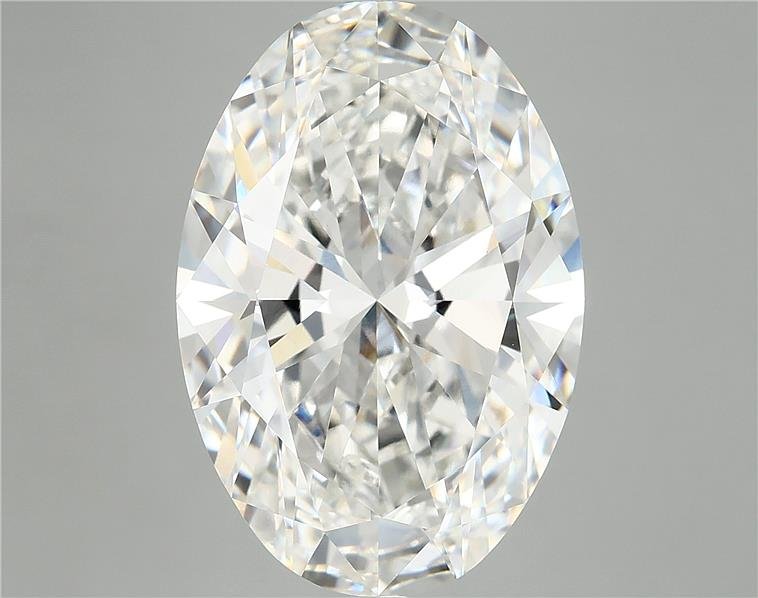 10.20ct F VVS2 Rare Carat Ideal Cut Oval Lab Grown Diamond
