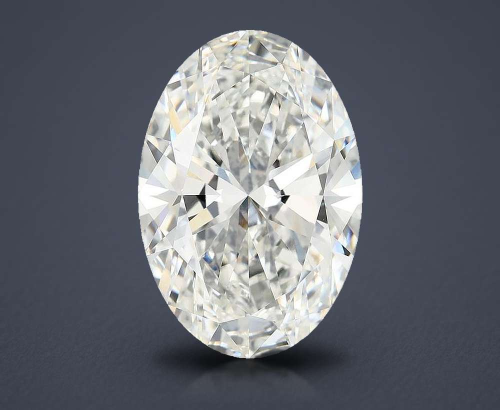 10.20ct F VVS2 Rare Carat Ideal Cut Oval Lab Grown Diamond