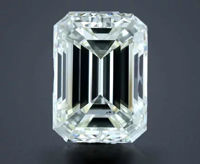 6.05ct I VVS1 Very Good Cut Emerald Diamond