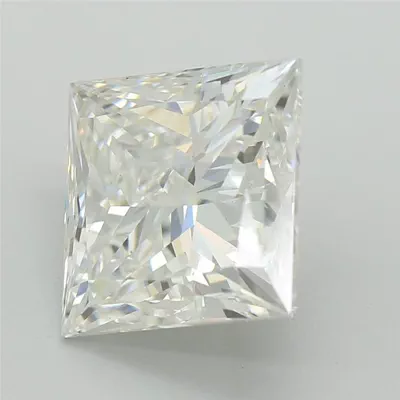 3.07ct F VS1 Rare Carat Ideal Cut Princess Lab Grown Diamond