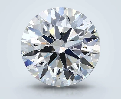 4.01ct F VS2 Rare Carat Ideal Cut Round Lab Grown Diamond