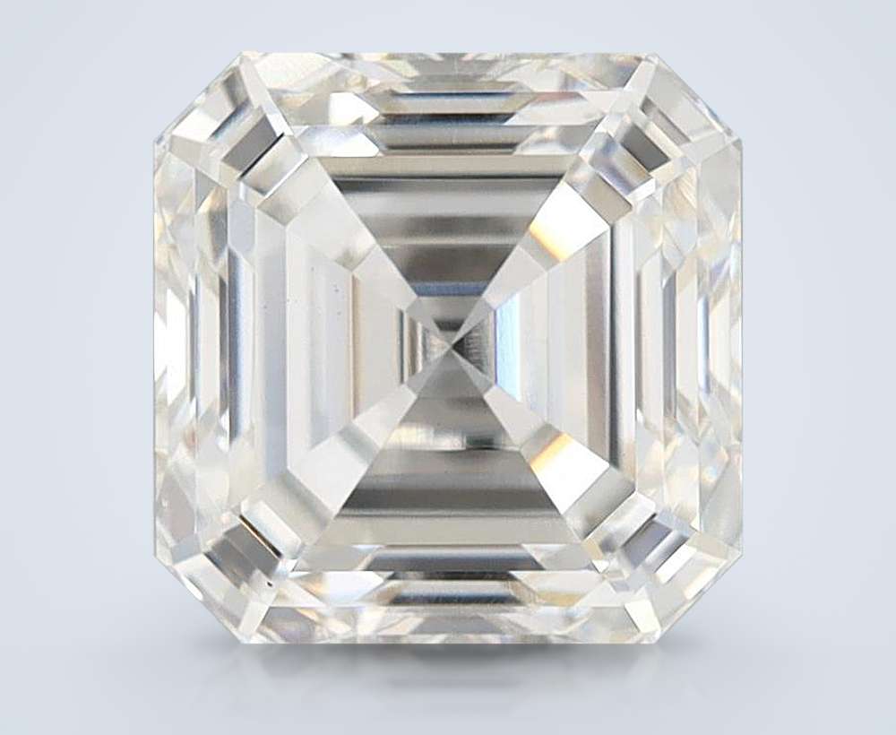 3.70ct G VS1 Rare Carat Ideal Cut Asscher Lab Grown Diamond