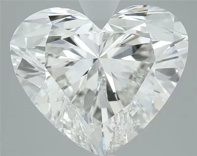 5.09ct G VVS2 Rare Carat Ideal Cut Heart Lab Grown Diamond