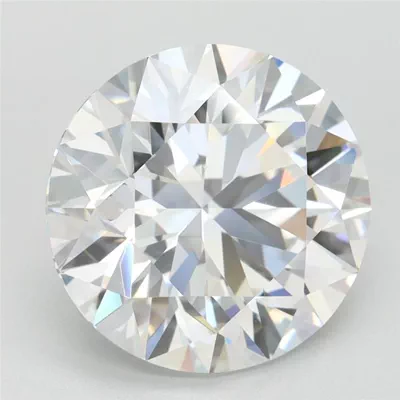 4.28ct D IF Rare Carat Ideal Cut Round Lab Grown Diamond