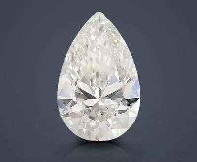 3.09ct G VVS2 Rare Carat Ideal Cut Pear Lab Grown Diamond