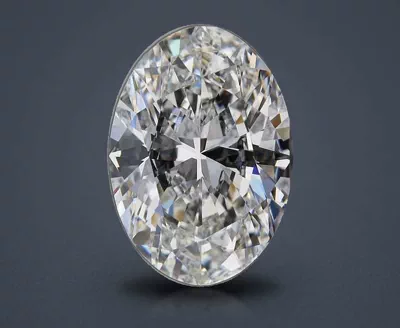 7.04ct I VS2 Rare Carat Ideal Cut Oval Diamond