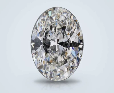 7.04ct I VS2 Rare Carat Ideal Cut Oval Diamond