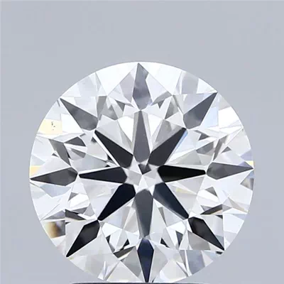 2.54ct H VS1 Ideal Cut Round Lab Grown Diamond