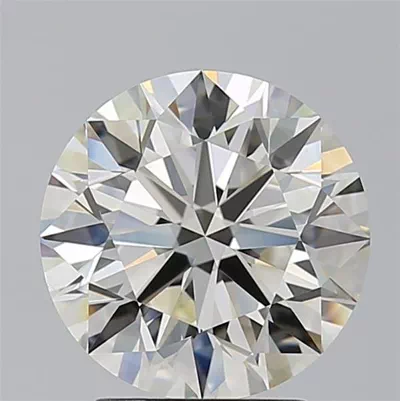 3.16ct K VS2 Rare Carat Ideal Cut Round Diamond