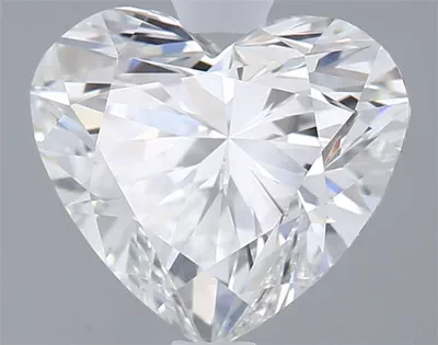 1.57ct G VVS2 Rare Carat Ideal Cut Heart Lab Grown Diamond