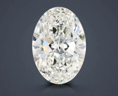 12.19ct G VVS2 Rare Carat Ideal Cut Oval Lab Grown Diamond