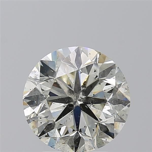 3.52ct J SI2 Very Good Cut Round Diamond