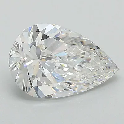 1.51ct E VS1 Rare Carat Ideal Cut Pear Lab Grown Diamond