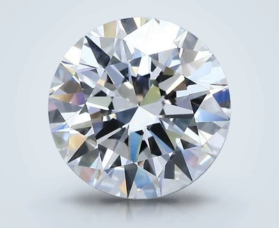 2.76ct D VVS2 Rare Carat Ideal Cut Round Diamond