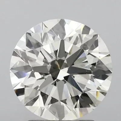 3.49ct J VS1 Excellent Cut Round Lab Grown Diamond