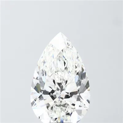10.09ct G VVS2 Rare Carat Ideal Cut Pear Lab Grown Diamond