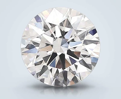 3.05ct E SI1 Rare Carat Ideal Cut Round Lab Grown Diamond