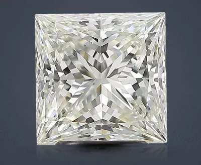 3.03ct K VVS1 Rare Carat Ideal Cut Princess Diamond