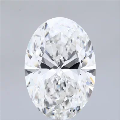 23.06ct F VS2 Rare Carat Ideal Cut Oval Lab Grown Diamond