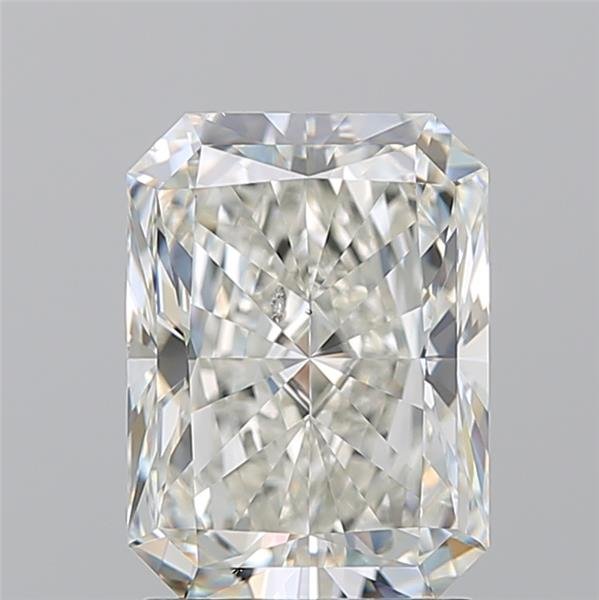 2.21ct J SI2 Rare Carat Ideal Cut Radiant Diamond