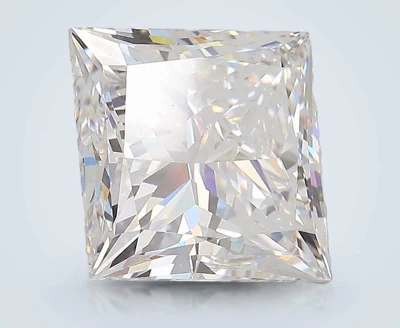 5.58ct E VVS2 Rare Carat Ideal Cut Princess Lab Grown Diamond