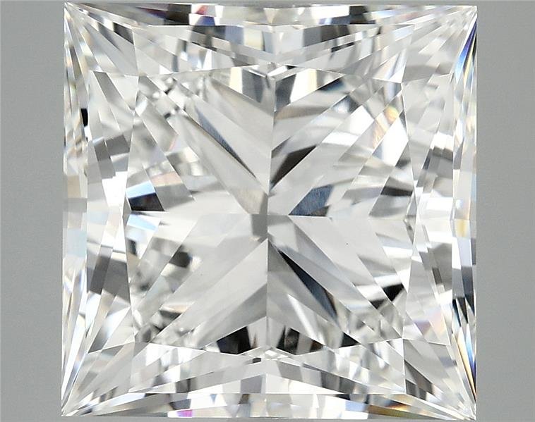 8.18ct F VVS2 Rare Carat Ideal Cut Princess Lab Grown Diamond