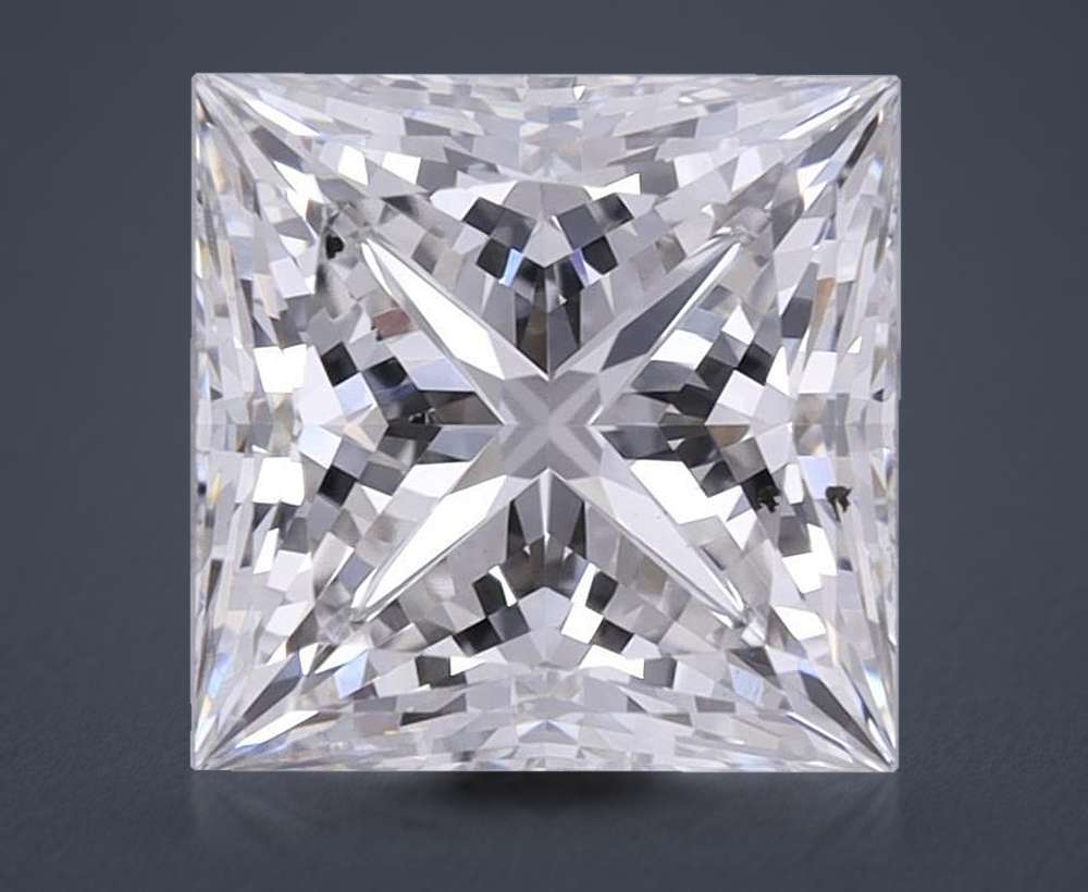 1.78ct G VS2 Rare Carat Ideal Cut Princess Lab Grown Diamond