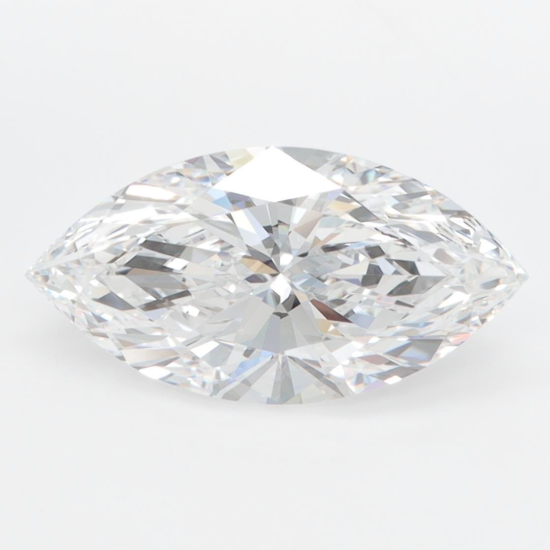 2.67ct D VVS1 Rare Carat Ideal Cut Marquise Lab Grown Diamond