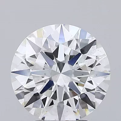 3.04ct F SI1 Rare Carat Ideal Cut Round Lab Grown Diamond