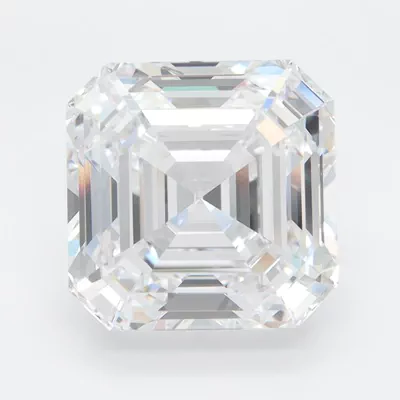5.56ct E VVS2 Rare Carat Ideal Cut Asscher Lab Grown Diamond