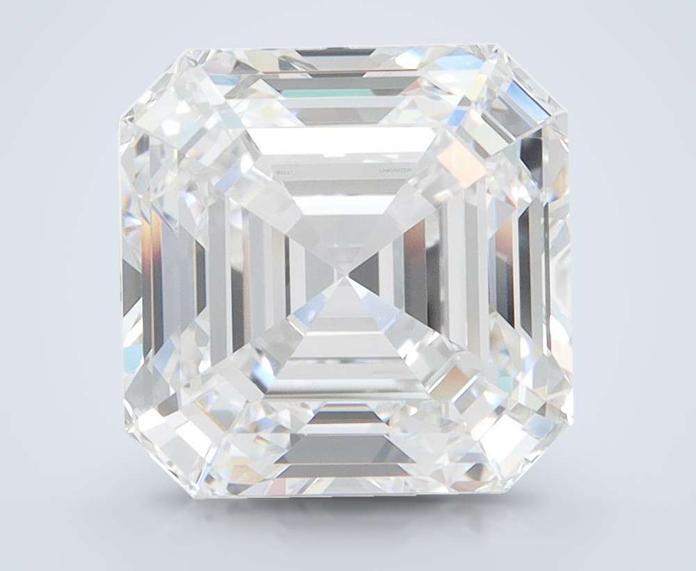 5.56ct E VVS2 Rare Carat Ideal Cut Asscher Lab Grown Diamond