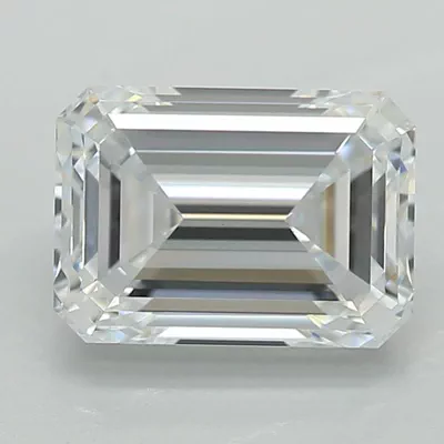 1.03ct F VS1 Excellent Cut Emerald Lab Grown Diamond