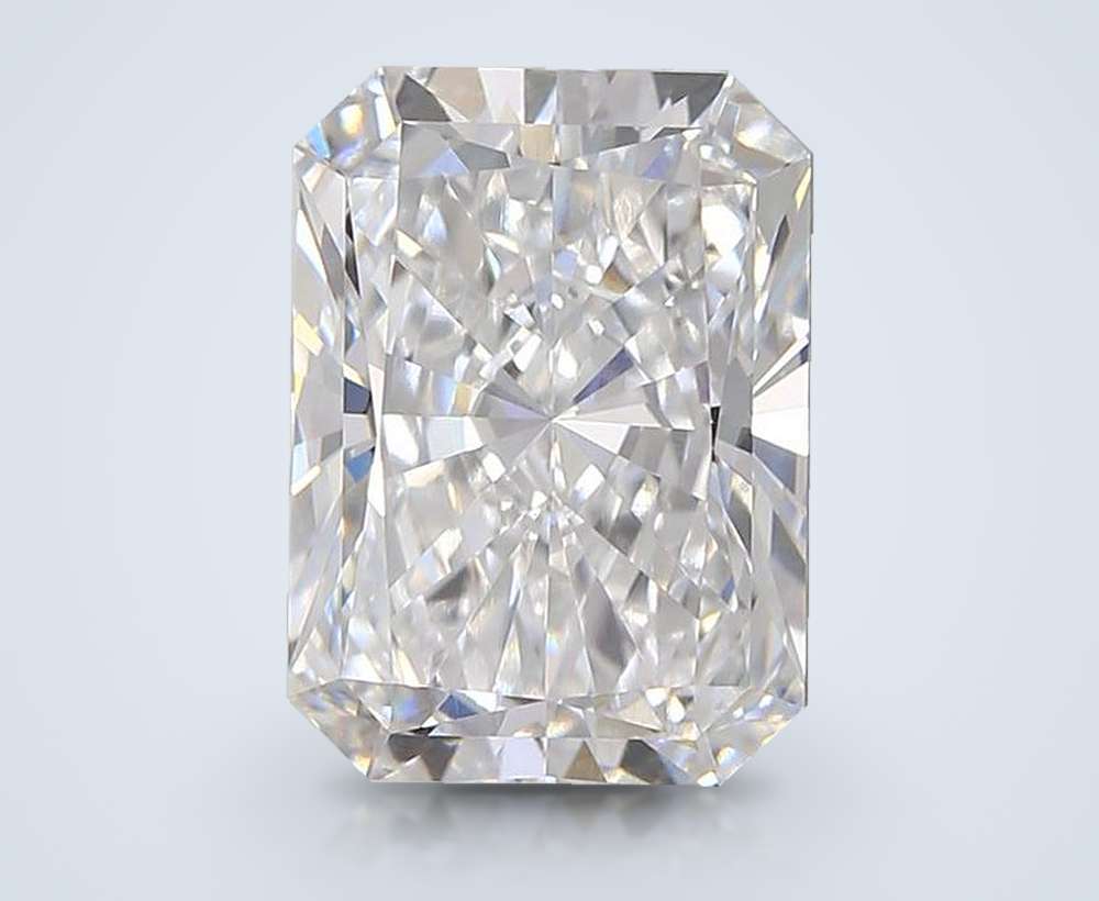 4.04ct D VVS2 Rare Carat Ideal Cut Radiant Lab Grown Diamond