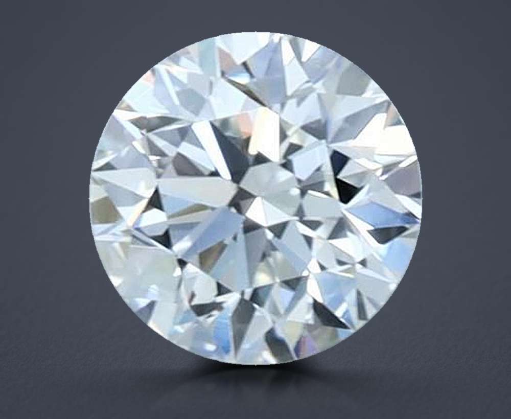 0.45ct H VVS2 Rare Carat Ideal Cut Round Diamond