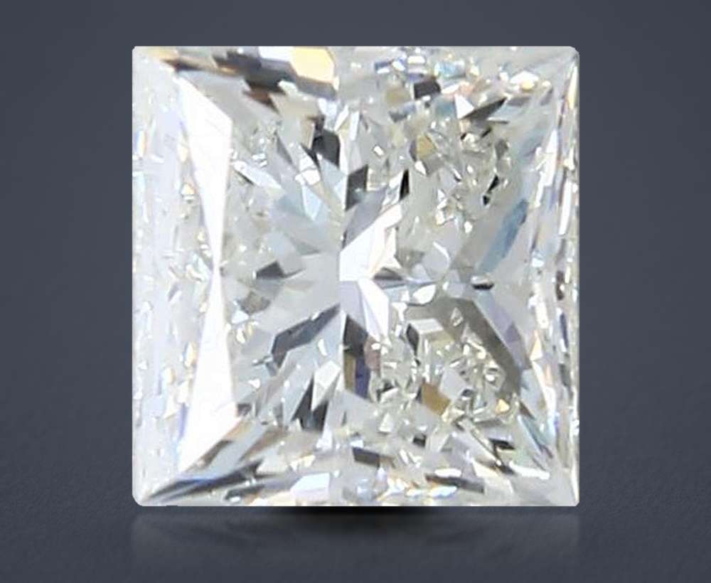 1.52ct J SI1 Rare Carat Ideal Cut Princess Diamond