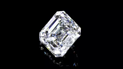 5.01ct D FL Rare Carat Ideal Cut Asscher Diamond