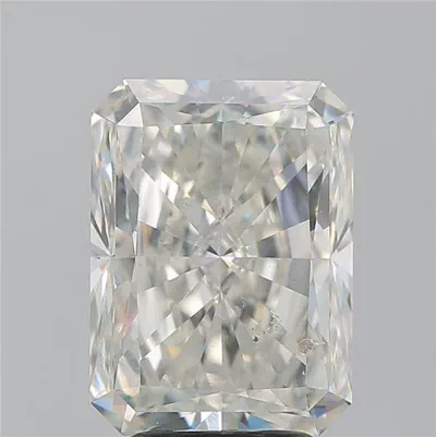 4.06ct J SI2 Rare Carat Ideal Cut Radiant Diamond
