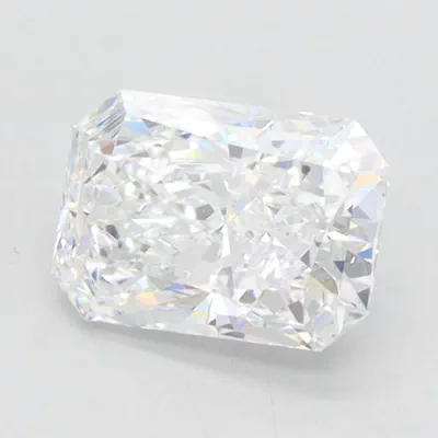 1.57ct D VVS1 Rare Carat Ideal Cut Radiant Lab Grown Diamond