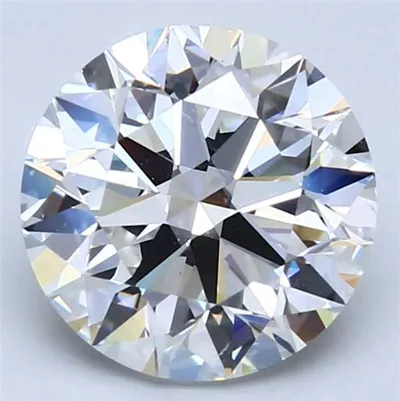 4.02ct E SI1 Rare Carat Ideal Cut Round Diamond