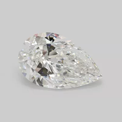 15.11ct F VS1 Very Good Cut Pear Lab Grown Diamond