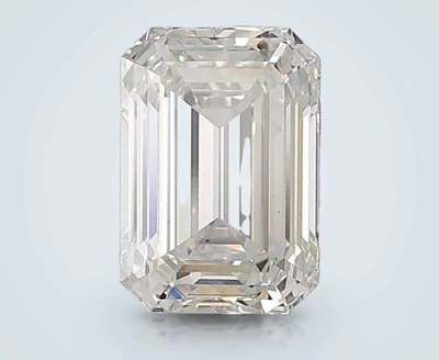 3.09ct F VS1 Rare Carat Ideal Cut Emerald Lab Grown Diamond