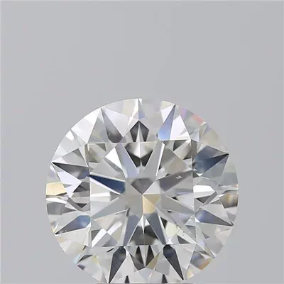 4.01ct G SI1 Rare Carat Ideal Cut Round Diamond